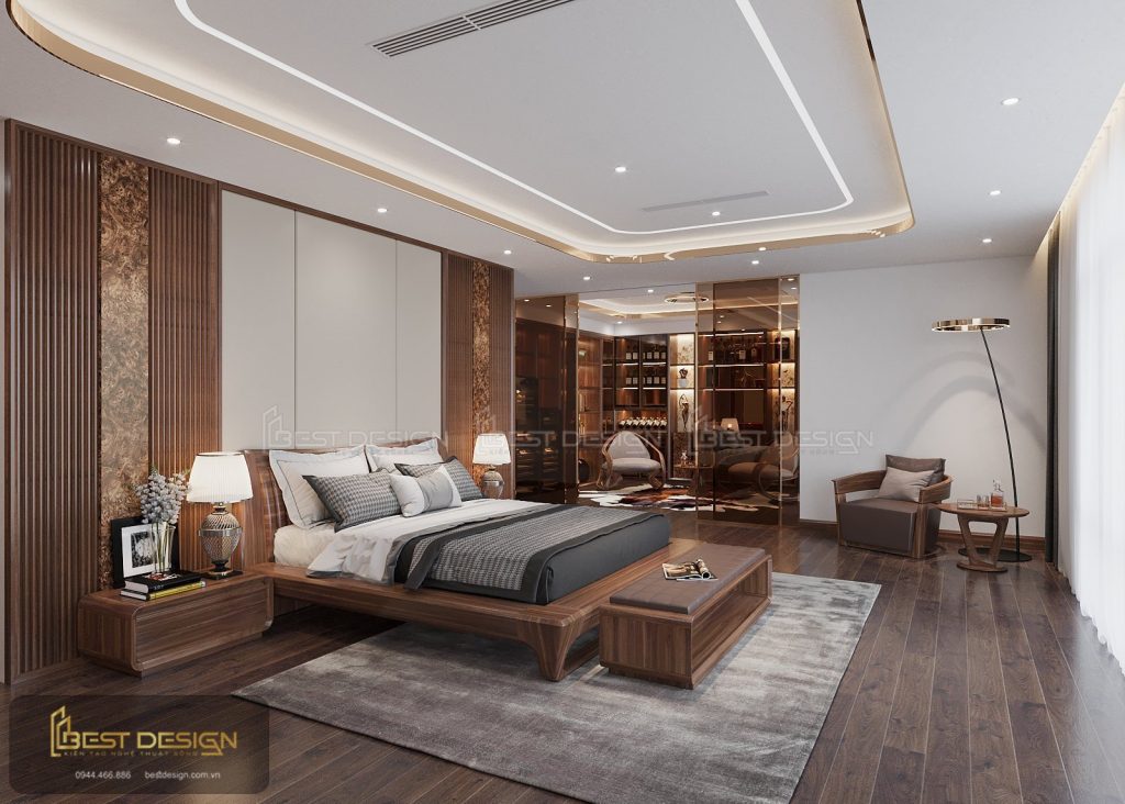 Thiết kế và thi công không gian phòng ngủ hoàn thiện bởi Best Design